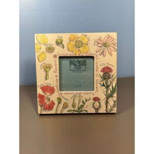 Remembrances 3” x 3” Picture Frame with Flowers